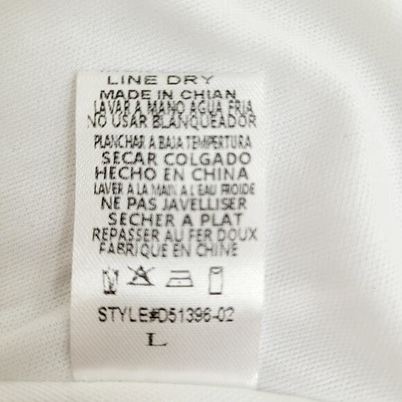 NWT Altar'd State Cotton Ruffled Tiered Mini Dress Size L White Boho Chic Flowy - Picture 13 of 14